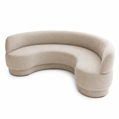 Oyster half ronde eetkamerbank - Abitare Collection