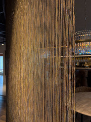 Dekoratives Objekt Curtain gold chain - Richmond Interiors