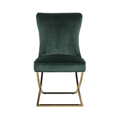 Stoel Chelsea Green velvet / gold (Quartz Green 501) - Richmond Interiors