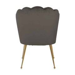 Stuhl Pippa stone velvet / gold (Quartz Stone 101) - Richmond Interiors