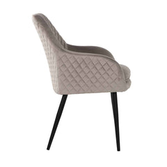 Chair Chrissy khaki velvet (Quartz Khaki 903) - Richmond Interiors