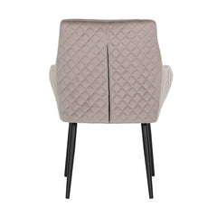 Chair Chrissy khaki velvet (Quartz Khaki 903) - Richmond Interiors