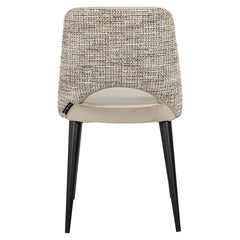 Chair Tabitha trendy nature / quartz khaki fire retardant (Be Trendy 01 Nature) - Richmond Interiors