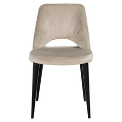 Chair Tabitha trendy nature / quartz khaki fire retardant (Be Trendy 01 Nature) - Richmond Interiors