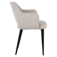 Dining chair Giovanni natural fancy fire retardant - Richmond Interiors