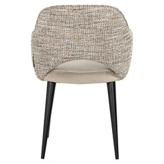 Arm chair Giovanna trendy nature/quartz khaki fire retardant (Be Trendy 01 Nature) - Richmond Interiors