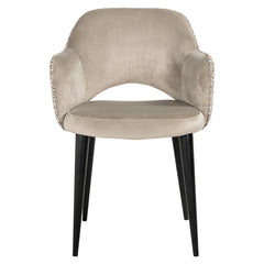 Arm chair Giovanna trendy nature/quartz khaki fire retardant (Be Trendy 01 Nature) - Richmond Interiors