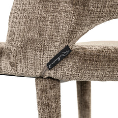 Eetkamerstoel Cecilia stone chenille fire retardant (Niagara 104 Stone Chenille) - Richmond Interiors