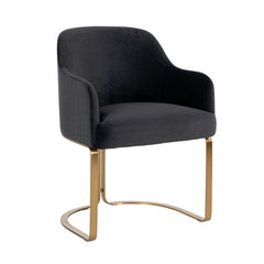 Dining chair Hadley quartz anthracite fire retardant - Richmond Interiors