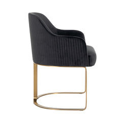 Dining chair Hadley quartz anthracite fire retardant - Richmond Interiors