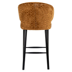 Bar stool Indigo gold traingle (Triangle 2013 old gold) - Richmond Interiors