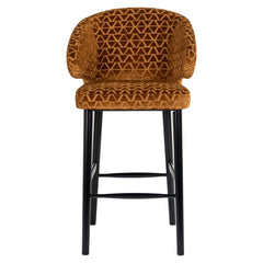 Bar stool Indigo old gold triangle - Richmond Interiors