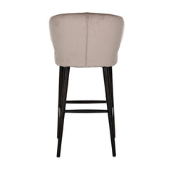 Bar stool Indigo khaki velvet (Quartz Khaki 903) - Richmond Interiors