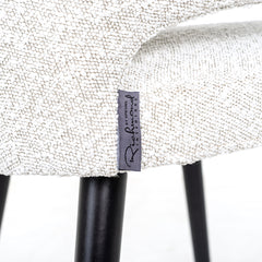 Chair Indigo white bouclé (Copenhagen 900 Bouclé White) - Richmond Interiors