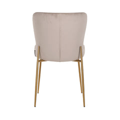 Stoel Odessa khaki / brushed gold fire retardant (FR-Quartz 903 Khaki) - Richmond Interiors