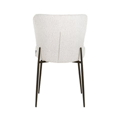 Stoel Darby white bouclé / black (Copenhagen 900 Bouclé White) - Richmond Interiors