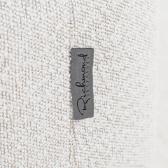 Pouffe Emmy 70Ø white bouclé (Copenhagen 900 Bouclé White) - Richmond Interiors