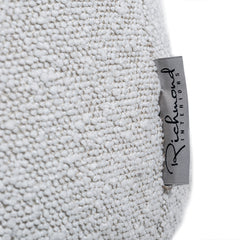 Poef Tribe 41Ø white bouclé fire retardant (Copenhagen 900 Bouclé White) - Richmond Interiors