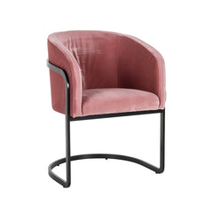 Chair Chiara blush velvet (Genova 706  Blush) - Richmond Interiors