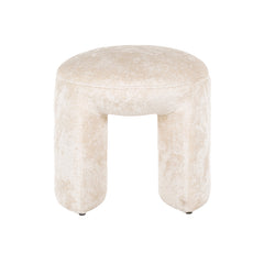 Hocker Fargo  white chenille (Bergen 900 white chenille) - Richmond Interiors