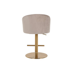 Bar stool Zabi swivel khaki velvet (Quartz Khaki 903) - Richmond Interiors