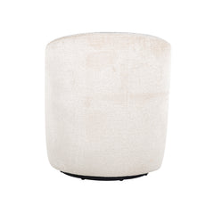 Draaifauteuil Sofia white chenille (Bergen 900 white chenille) - Richmond Interiors