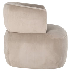 Fauteuil Donna khaki velvet (Quartz Khaki 903) - Richmond Interiors