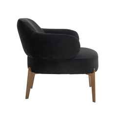 Fauteuil Venus antraciet velvet fire retardant (FR-Quartz 801 Antraciet) - Richmond Interiors