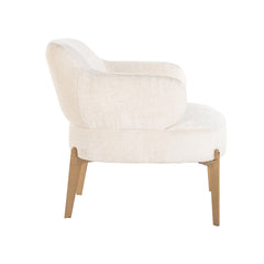 Sessel Venus white chenille (Bergen 900 white chenille) - Richmond Interiors