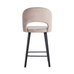 Counter stool Savoy khaki velvet (Quartz Khaki 903) - Richmond Interiors