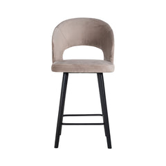 Counter stool Savoy khaki velvet (Quartz Khaki 903) - Richmond Interiors