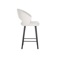 Counter stool Savoy white bouclé (Copenhagen 900 Bouclé White) - Richmond Interiors