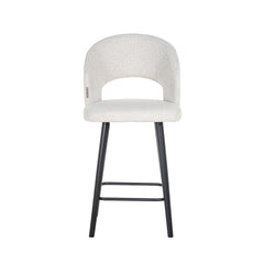 Counter stool Savoy white bouclé (Copenhagen 900 Bouclé White) - Richmond Interiors