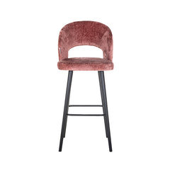 Bar stool Savoy rose chenille (Bergen 705 rose chenille) - Richmond Interiors