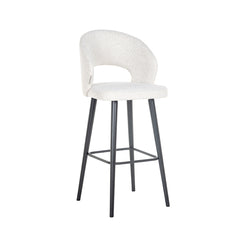 Bar stool Savoy white bouclé (Copenhagen 900 Bouclé White) - Richmond Interiors