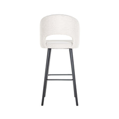 Bar stool Savoy white bouclé (Copenhagen 900 Bouclé White) - Richmond Interiors