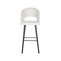 Bar stool Savoy white bouclé (Copenhagen 900 Bouclé White) - Richmond Interiors