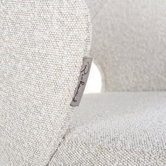 Bar stool Savoy white bouclé - Richmond Interiors