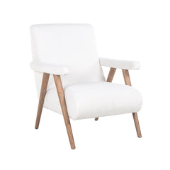 Fauteuil Bono white furry fire retardant (Himalaya 900 white furry) - Richmond Interiors