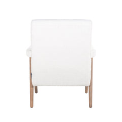 Fauteuil Bono white furry fire retardant (Himalaya 900 white furry) - Richmond Interiors