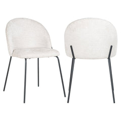 Eetkamerstoel Alyssa cream fusion (Set of 2) - Richmond Interiors