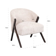 Lounge Stuhl Mia customized fire retardant - Richmond Interiors