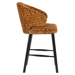 Counter stool Indigo gold triangle (Triangle 2013 old gold) - Richmond Interiors