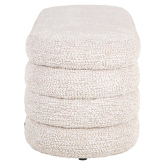 Pouffe & Footstool Camile lovely cream - Richmond Interiors