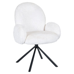 Draaifauteuil Jolie white sheep (Sheep 02 white) - Richmond Interiors