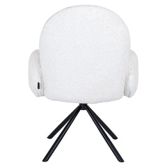 Draaifauteuil Jolie white sheep (Sheep 02 white) - Richmond Interiors