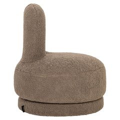 Lounge chair Bunny taupe swivel kids - Richmond Interiors
