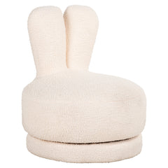 Kindersessel Bunny white teddy (Teddy 14 White) - Richmond Interiors