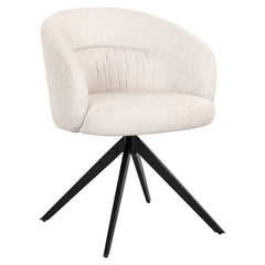 Draaifauteuil Olivia ecru miami (Miami 102 Ecru) - Richmond Interiors