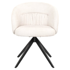 Draaifauteuil Olivia ecru miami (Miami 102 Ecru) - Richmond Interiors